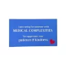 Medical Complexities Cards