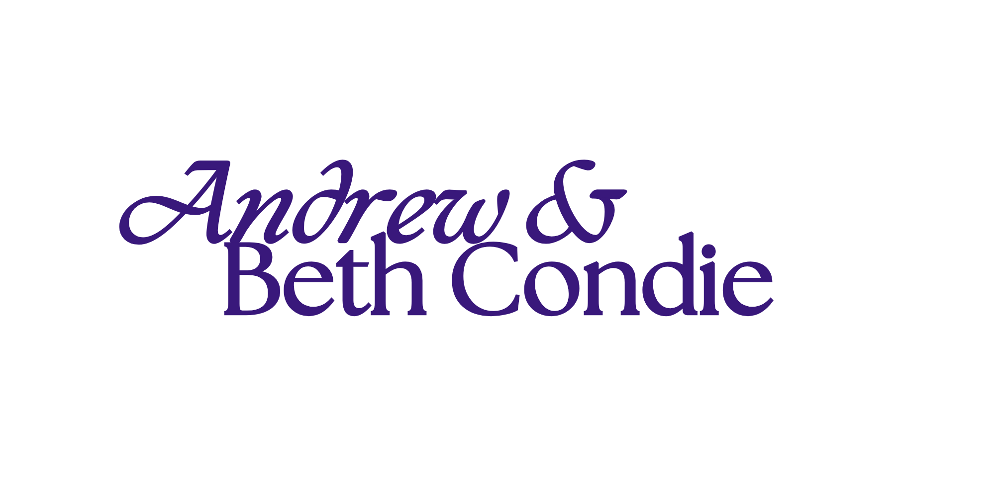 Andrew and Beth Condie