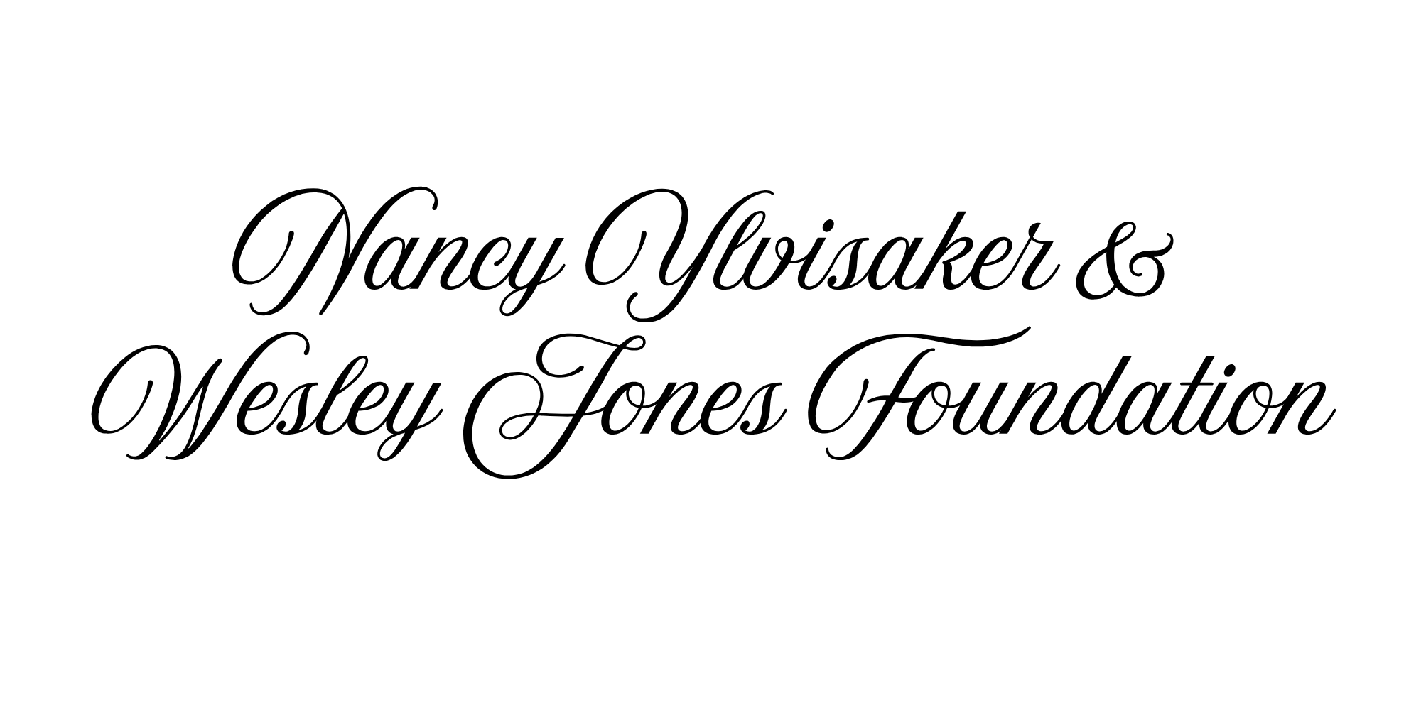 Nancy Ylvisaker and Wesley Jones Foundation